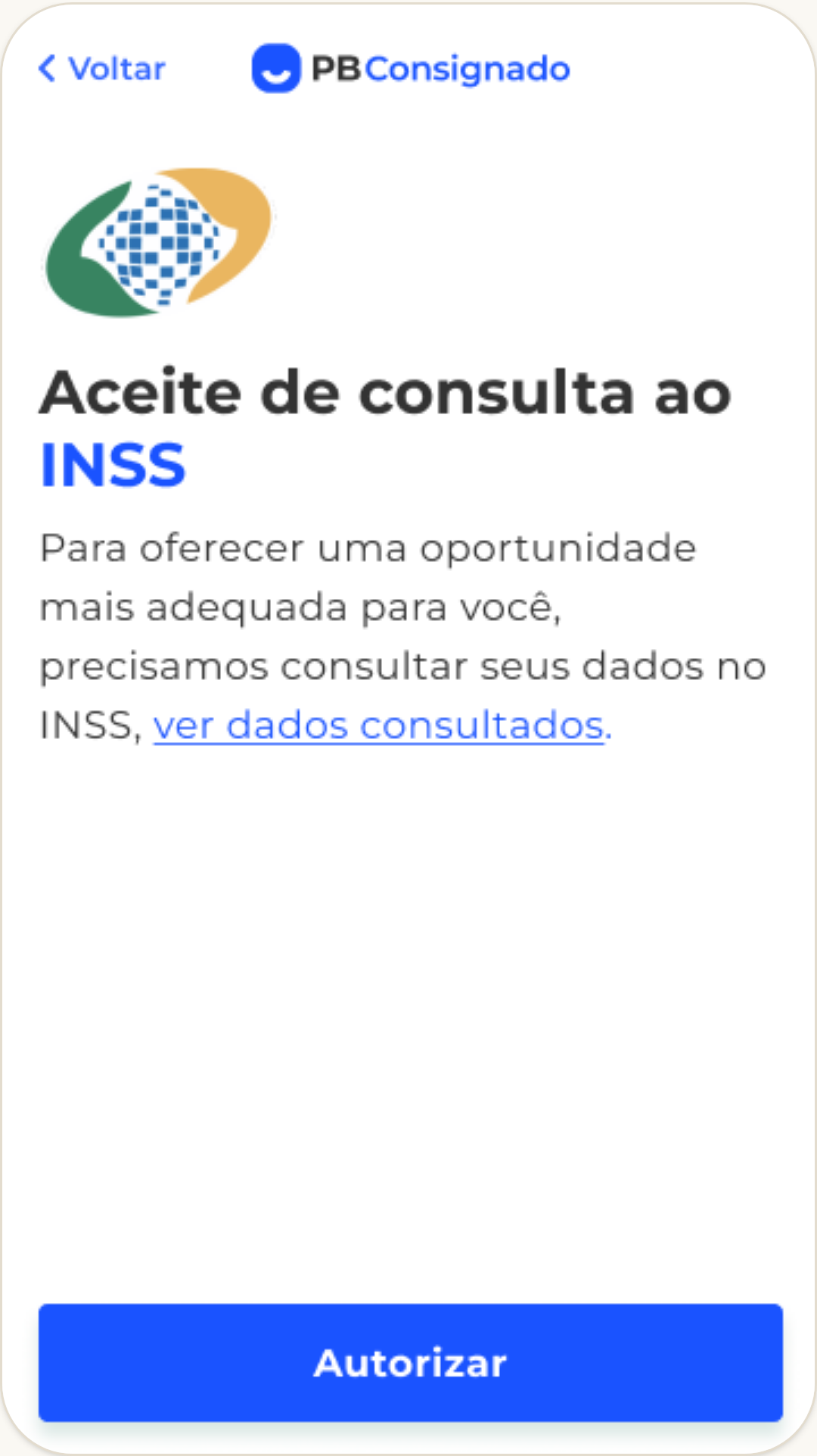 Paraná Banco — autorização e início da jornada